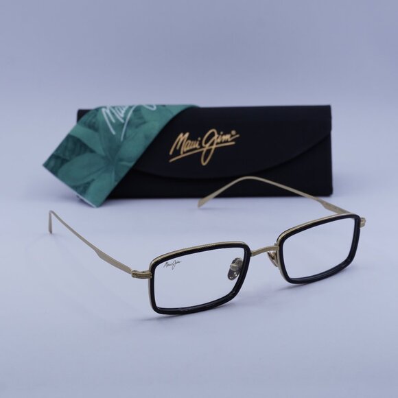Maui Jim Other - Maui Jim MJO2421 16B Rectangle Eyeglasses - Black/Gold 49mm